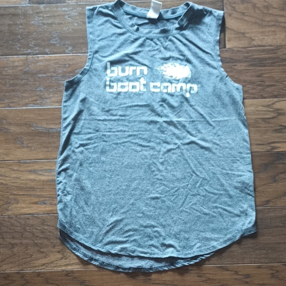 Gray Burn Boot Camp Tank Top